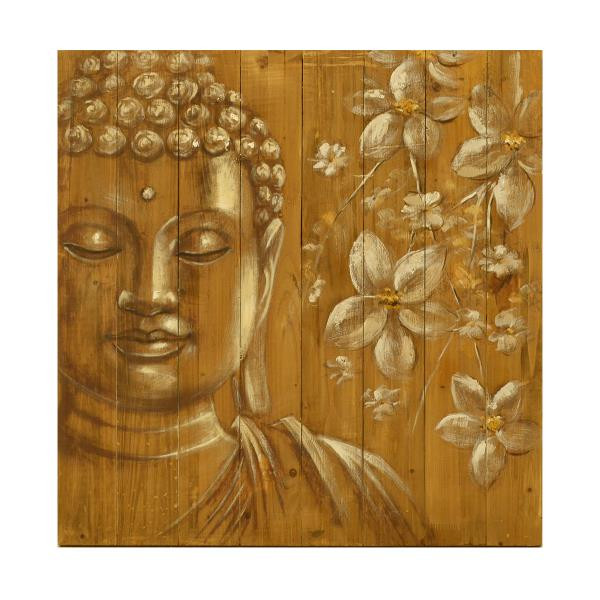 Pintura Buddha Sur Bois