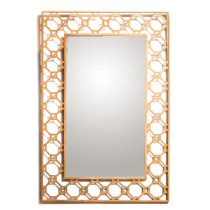 Espelho Metal Ouro La Rioja 